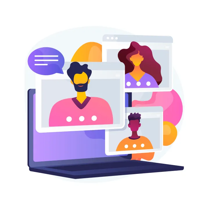 Built-in chat between advertisers and influencers
